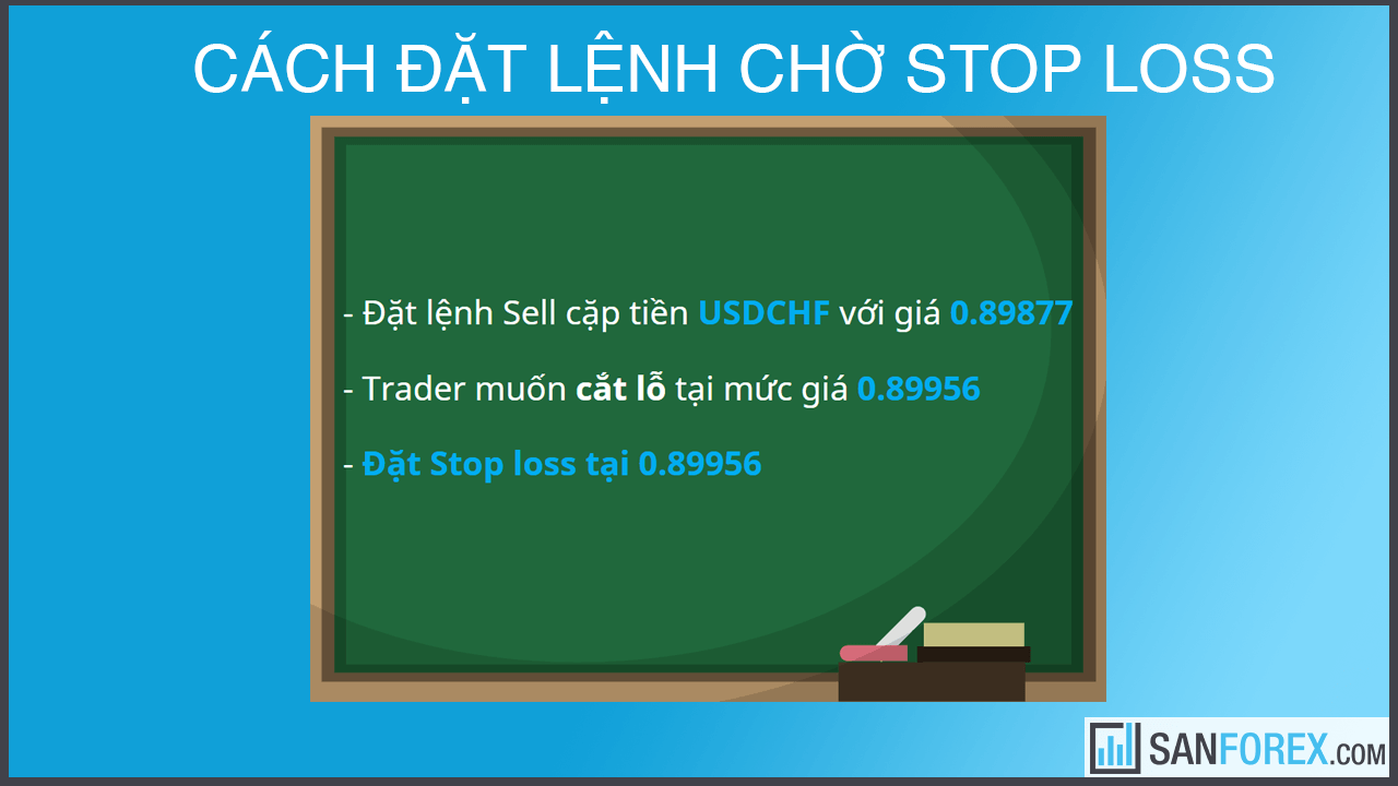 Cách đặt lệnh chờ stop less