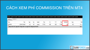 Cách xem phí hoa hồng trên MT4